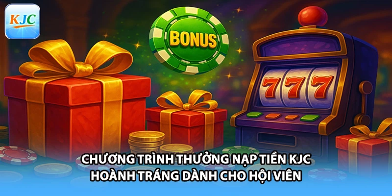 Chương trình thưởng nạp tiền KJC hoành tráng dành cho hội viên